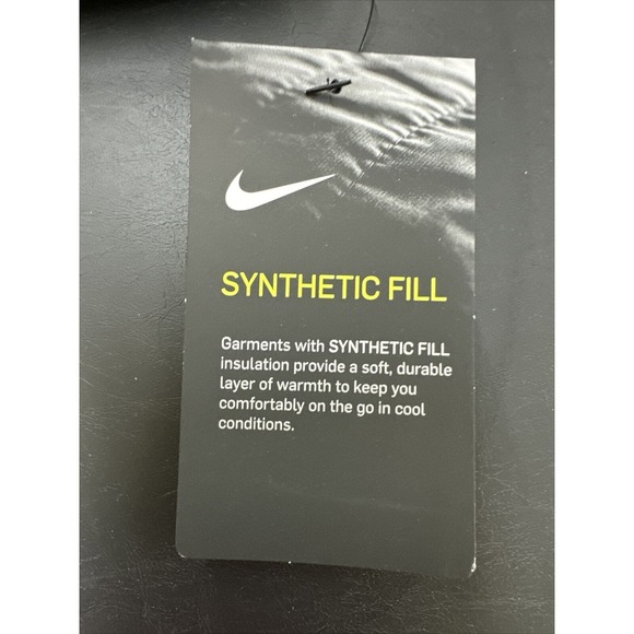 NWT Nike Girls Black Multi/ Swoosh Pattern Hooded Zip-Up Coat Sz 6x - Picture 5 of 7